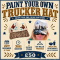 Paint your own Trucker Hat